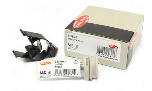 Tobera Kit Tobera + Válvula Control Inyector Delphi EJBR02901D/EJBR03701D 7135-661