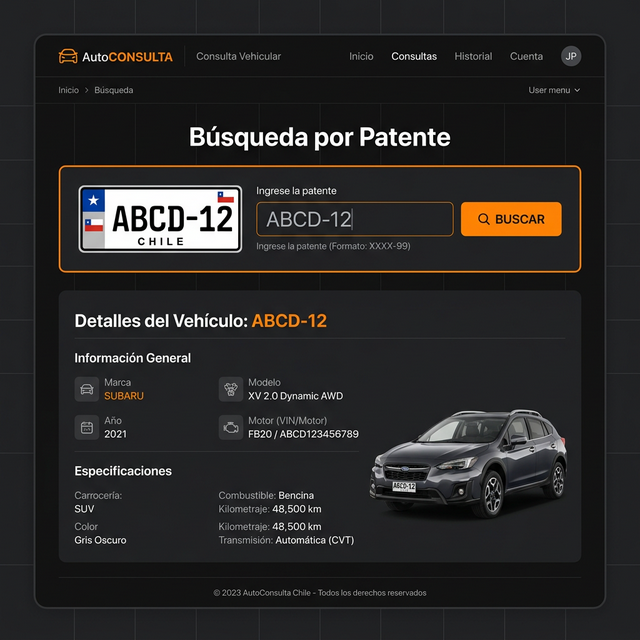 Búsqueda de inyectores por patente — Ingresa la patente de tu vehículo y encontramos los inyectores compatibles