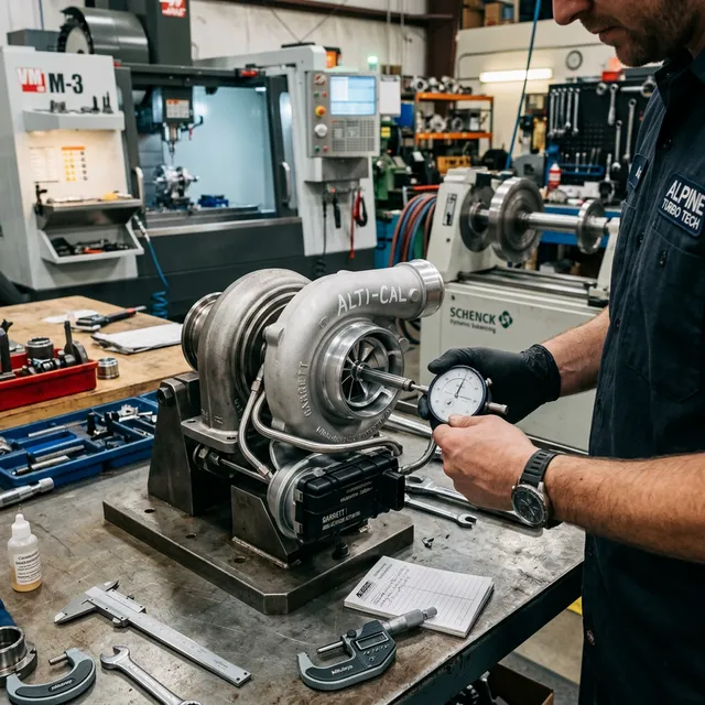 Modificación de turbos para altura en el taller de Centralturbos — Calibración y ajuste para rendimiento óptimo en faenas de gran altitud